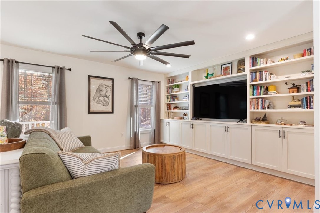 2715 Ballsville Road Powhatan, VA 23139 - Photo 2 of 30 Living room with light wood finished floors, built