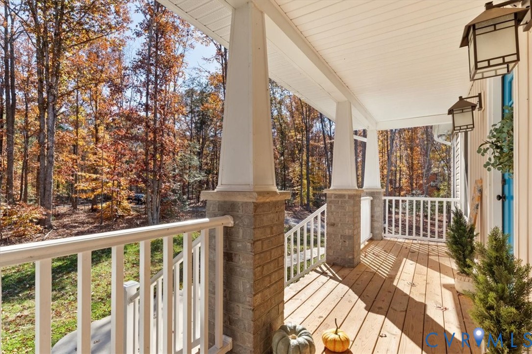 2715 Ballsville Road Powhatan, VA 23139 - Photo 9 of 30 View of wooden porch