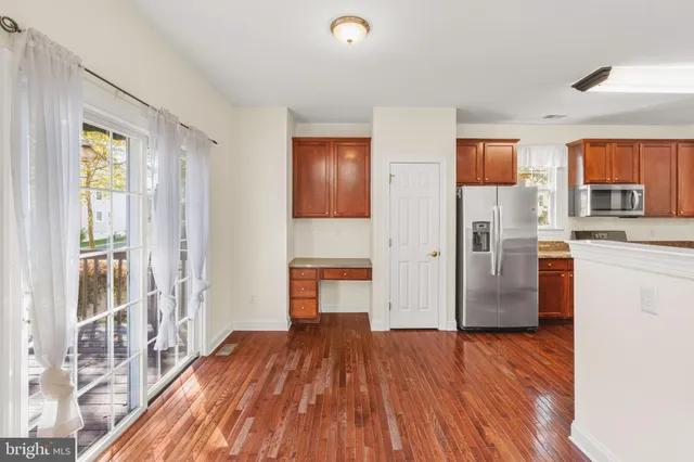 a view interior of the house with wooden floor