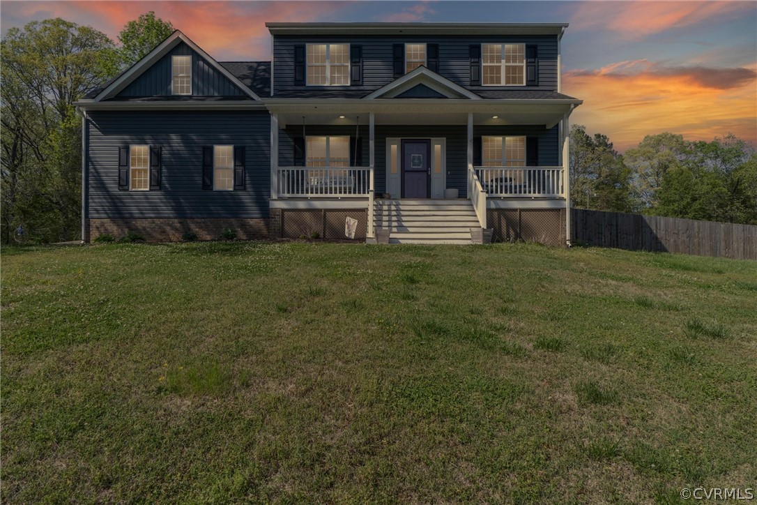 2160 Fairground Road Maidens, VA 23102 - Photo 3 of 42 a front view of a house with a yard