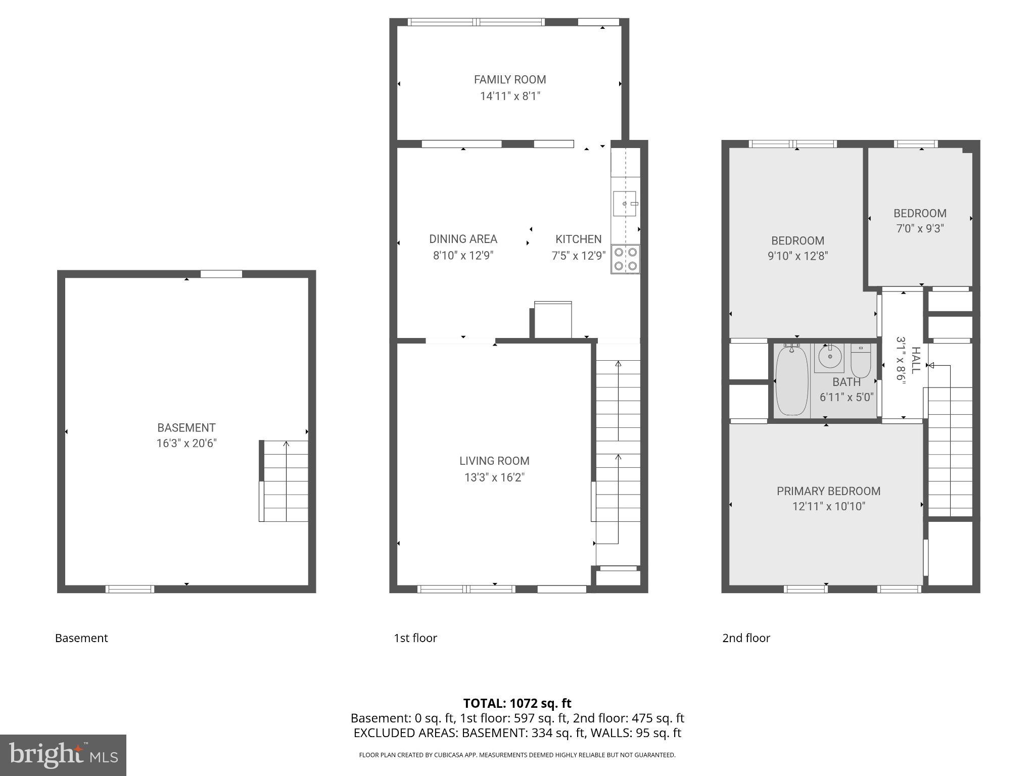 824 20th Street Northeast Washington, DC 20002 - Photo 17 of 17 Spacious multi-level home layout.