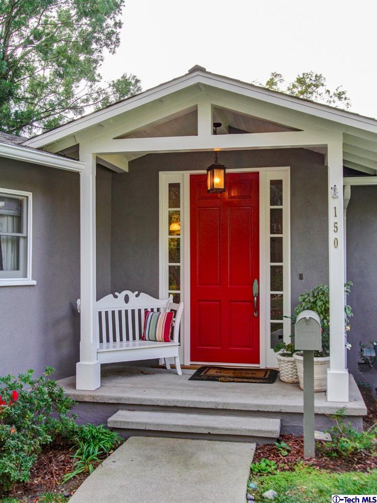 150 Sierra View Road Pasadena, CA 91105 - Photo 3 of 29 a front view of a house with entryway
