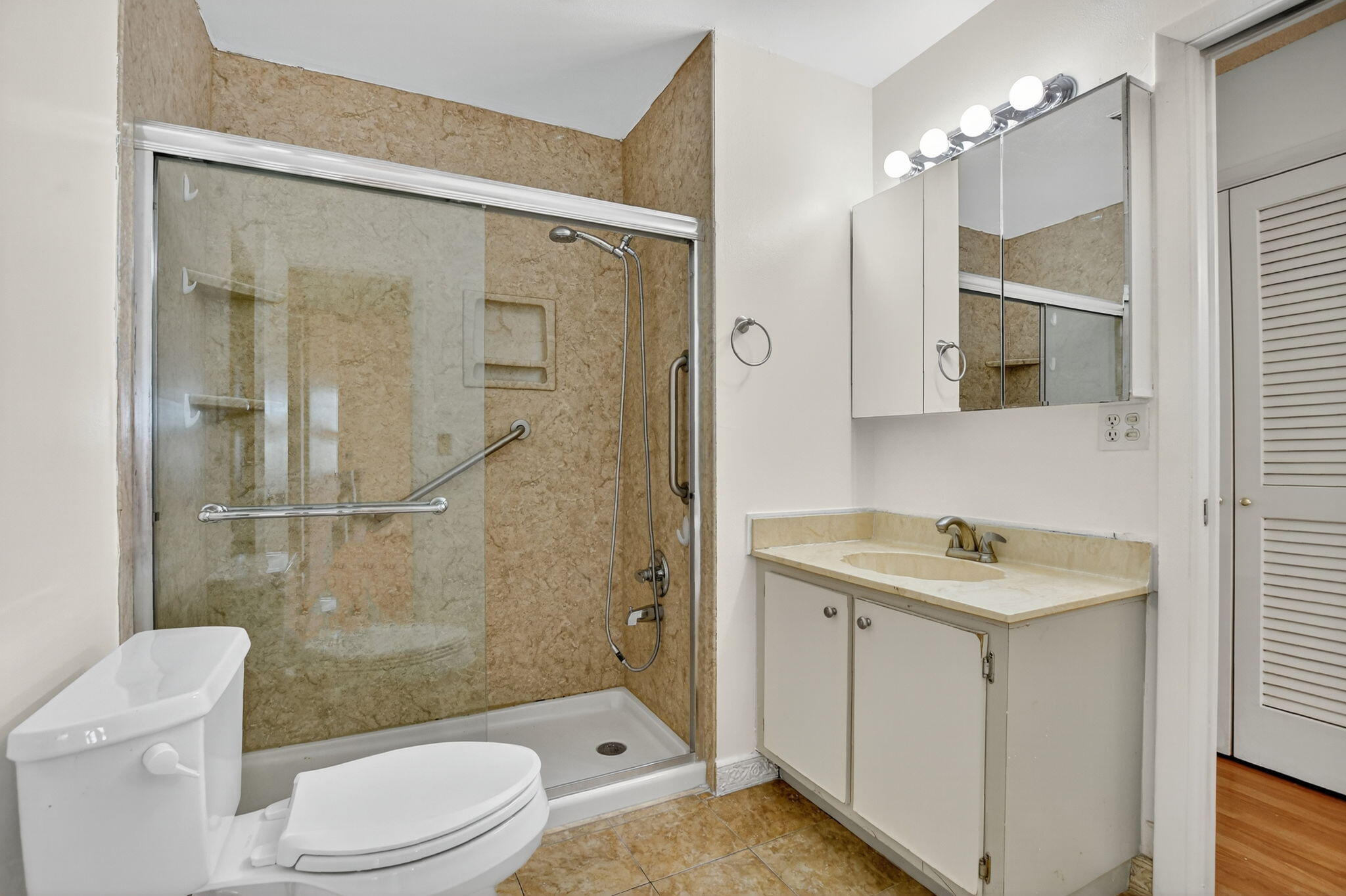 8747 Warwick Drive Boca Raton, FL 33433 - Photo 26 of 38 Master Bathroom w/Walk-in Shower
