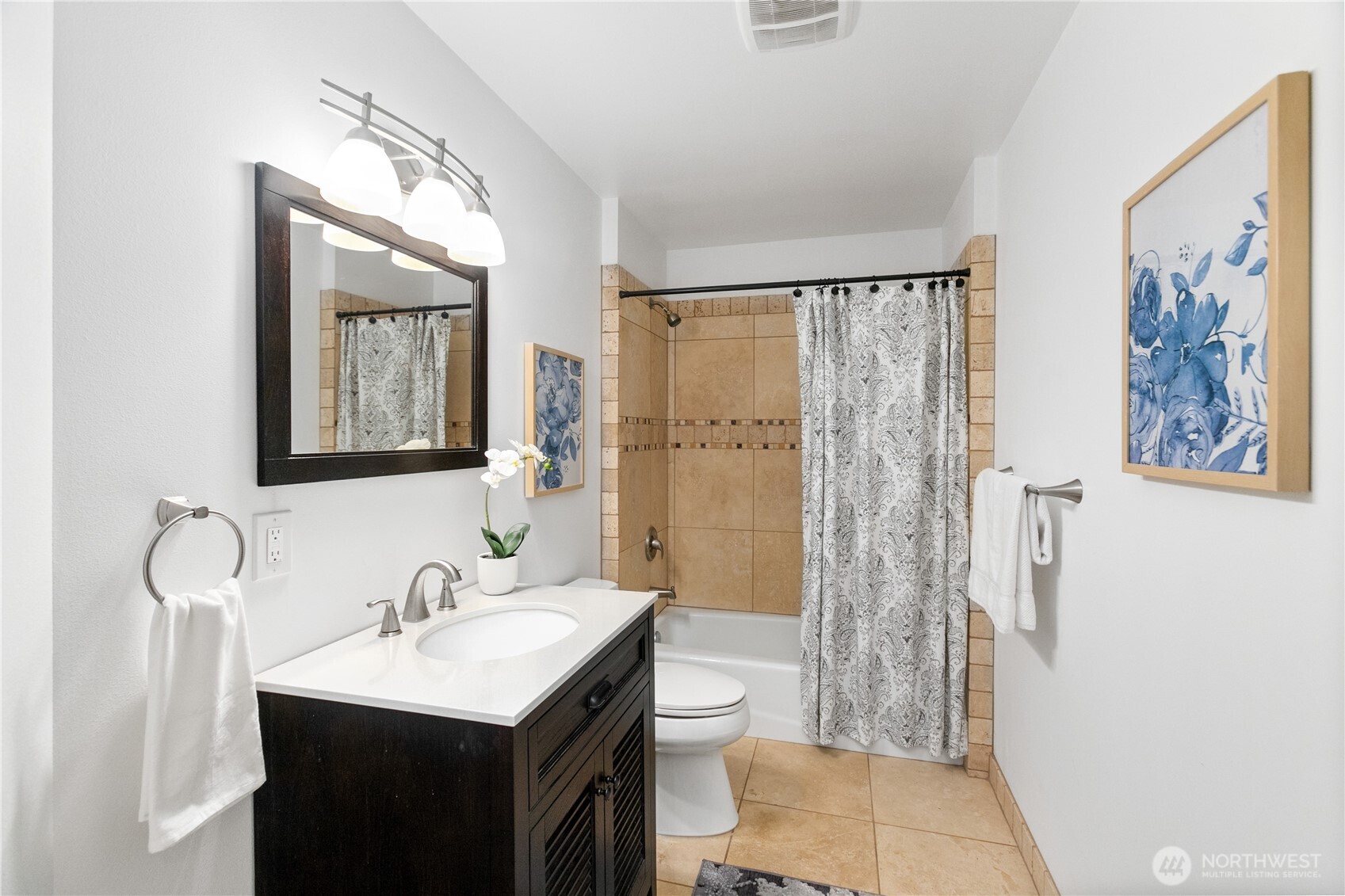 9504 Southwest Caulfield Lane Port Orchard, WA 98367 - Photo 15 of 40 a bathroom with a sink toilet and shower