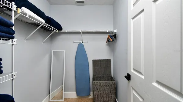 a view of walk in closet