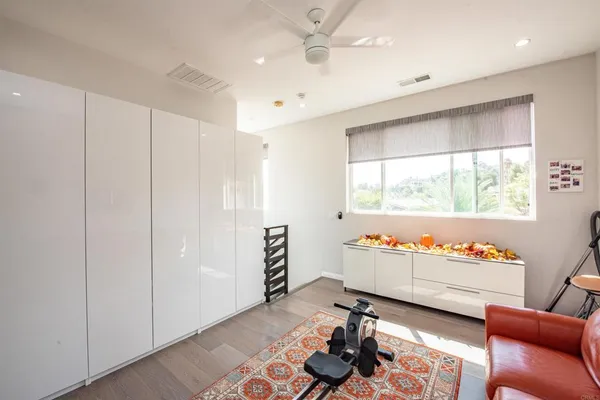 a room with furniture and window