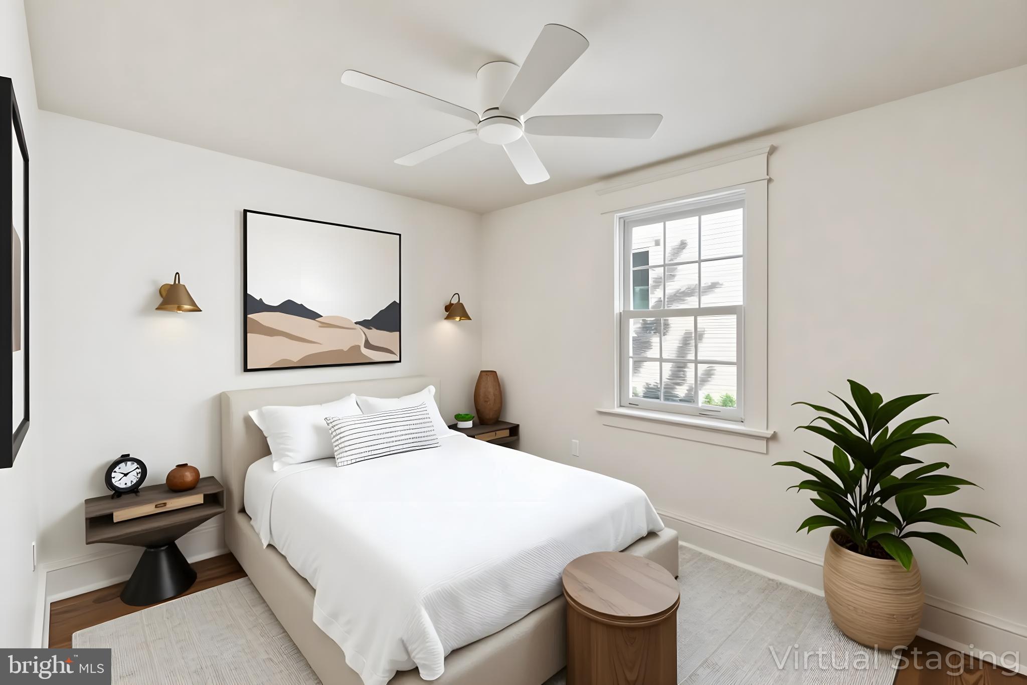 333 Blanchard Road Drexel Hill, PA 19026 - Photo 34 of 45 a bedroom with a bed and a large window