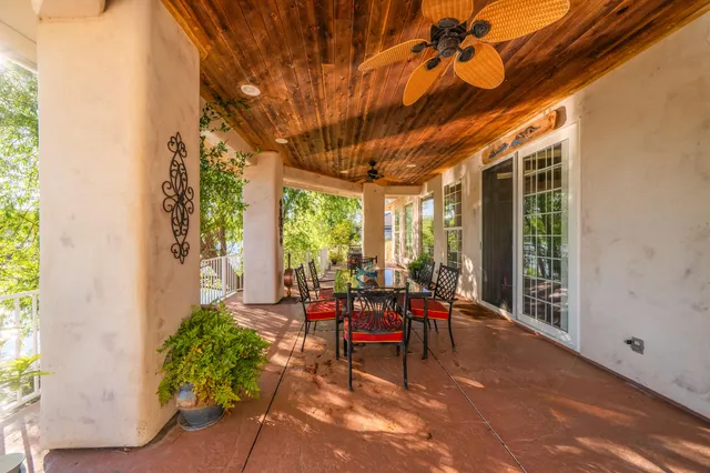 a view of a ocean from a balcony