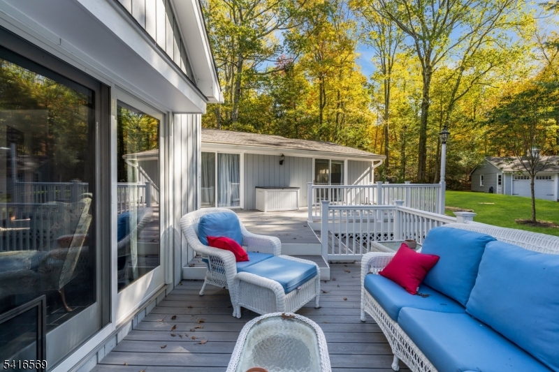 149 Lake End Road Newfoundland, NJ 07435 - Photo 32 of 49 a view of a house with a couches in a patio
