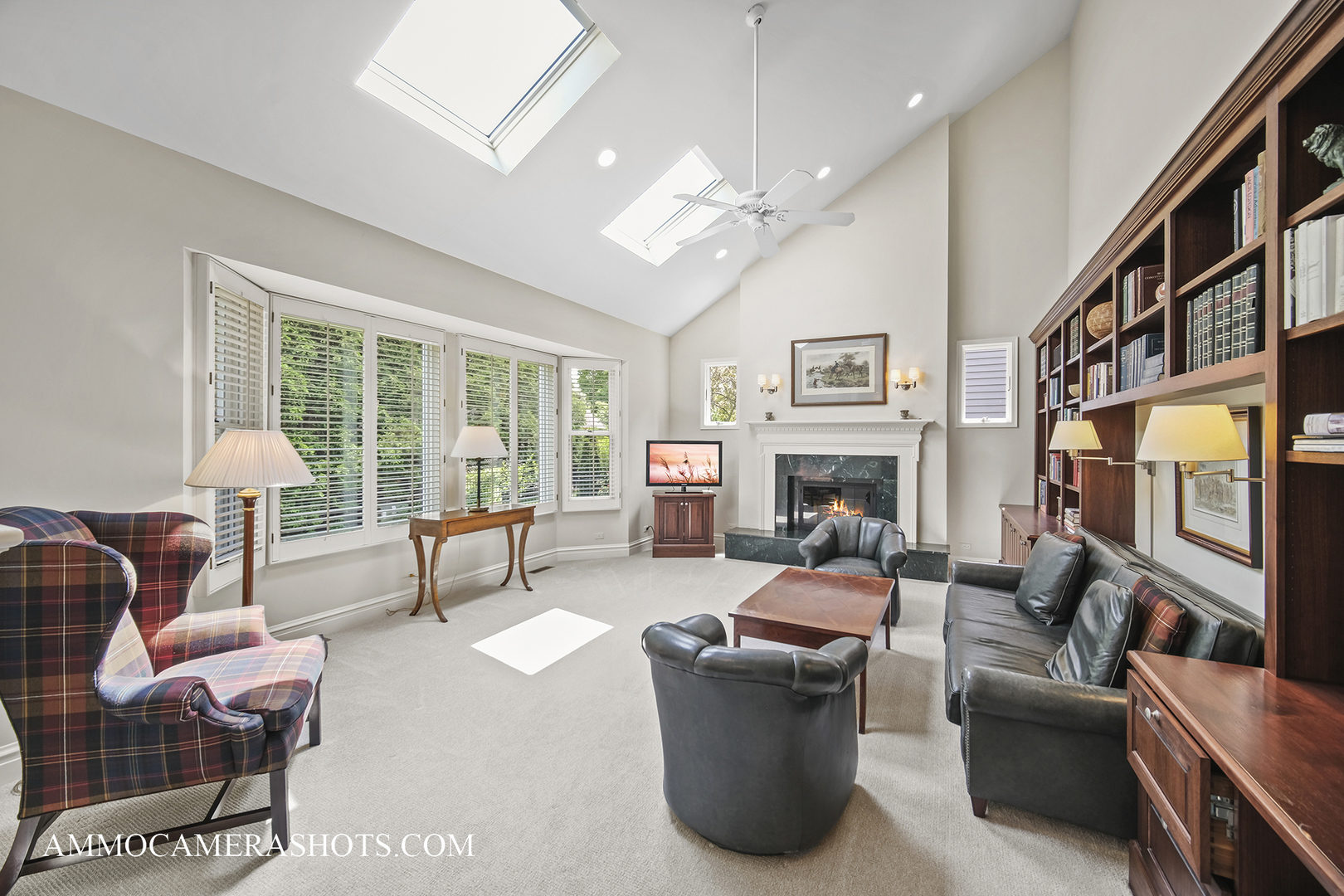 1161 Midwest Lane Wheaton, IL 60189 - Photo 11 of 45 a living room with fireplace furniture and a large window