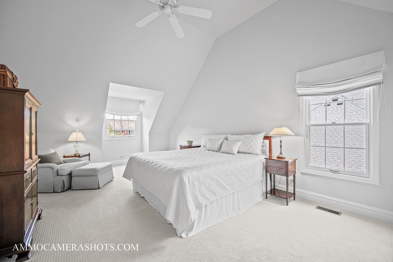 1161 Midwest Lane Wheaton, IL 60189 - Photo 23 of 45 a bedroom with a bed flat screen tv closet and a large window