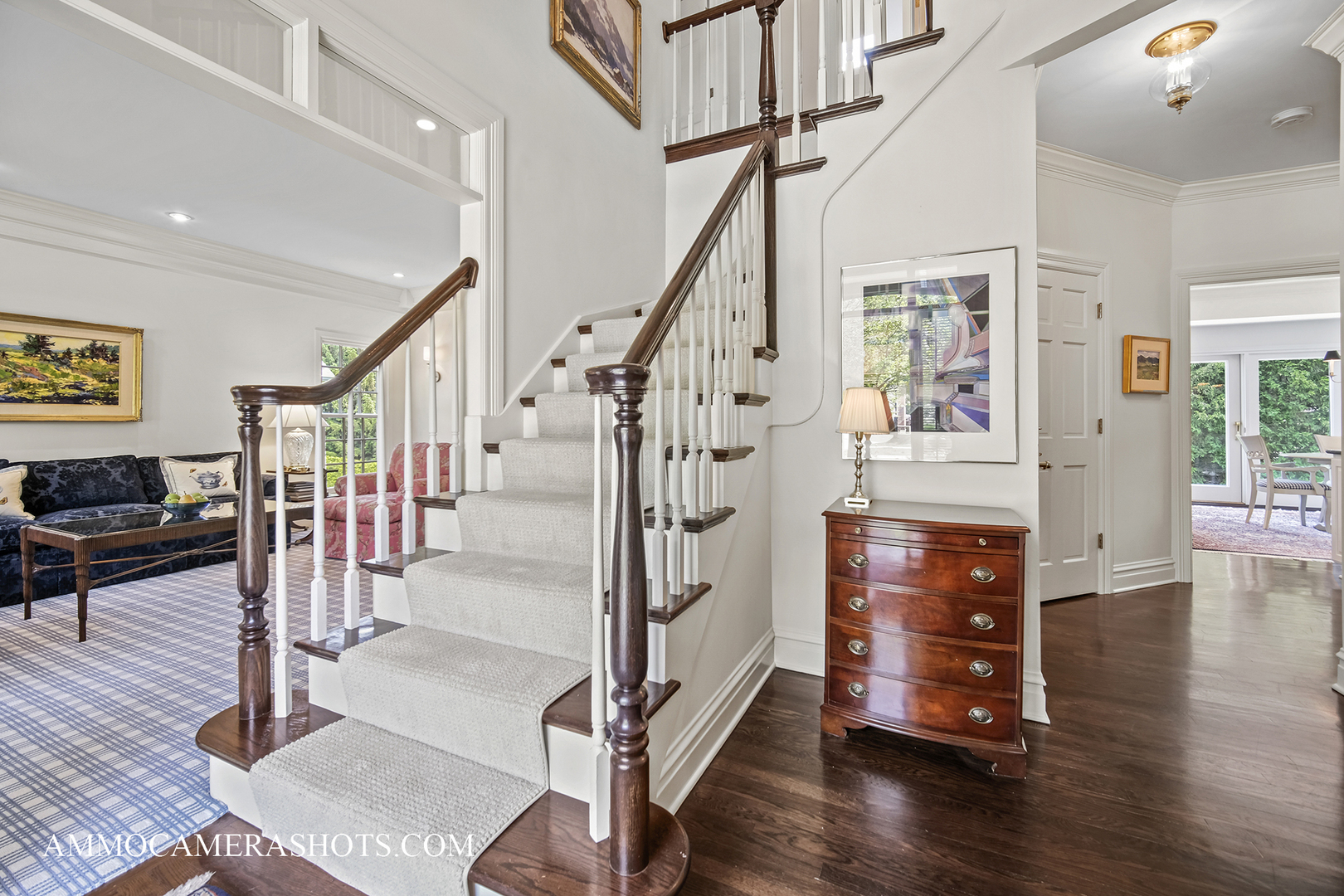 1161 Midwest Lane Wheaton, IL 60189 - Photo 4 of 45 a view of entryway with wooden floor and stairs