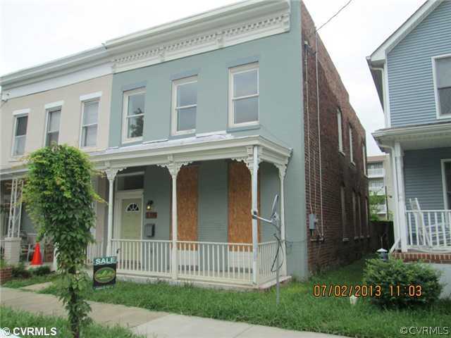 1417 Decatur Street Richmond, VA 23224 - Photo 1 of 8 front view of a house with a yard