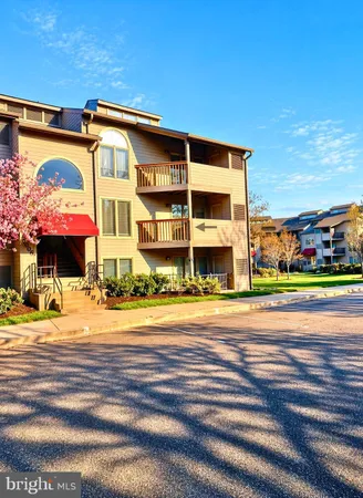 a front view of a building with street