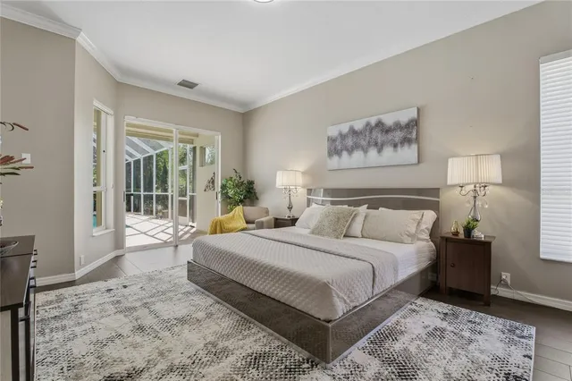 a spacious bathroom with a granite countertop sink a mirror and a shower