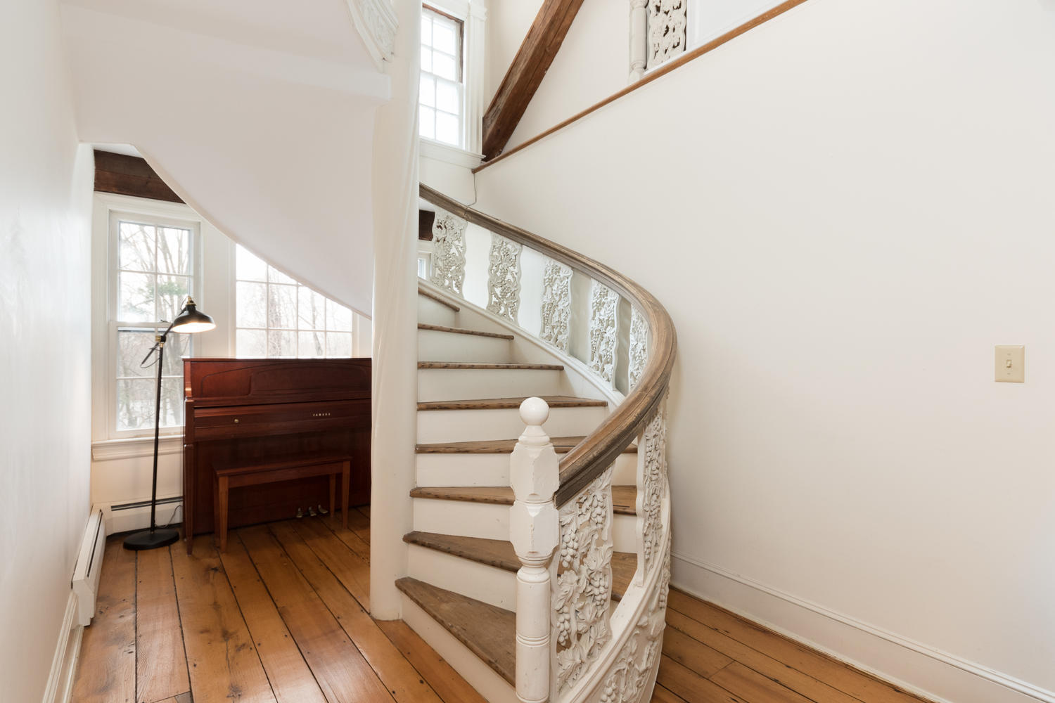 108 Long Neck Point Road Darien, CT 06820 - Photo 31 of 39 a view of entryway and hall with wooden floor