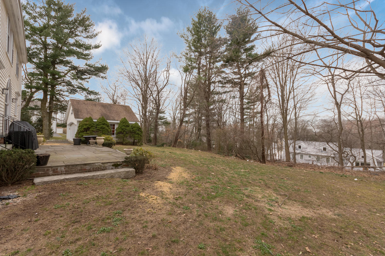 108 Long Neck Point Road Darien, CT 06820 - Photo 34 of 39 a view of road with large trees