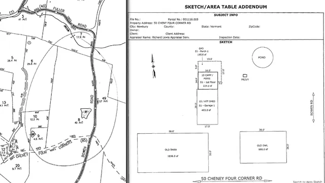$229,900 | 50 Cheney 4-Corner Road, Newbury, VT 05040