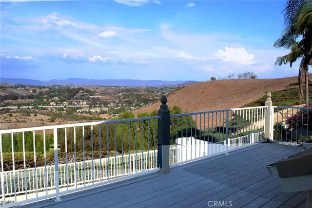 wooden view of city from a terrace