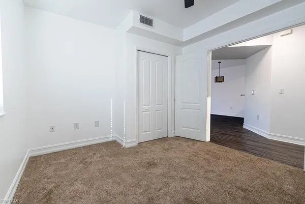 an empty room with an empty space