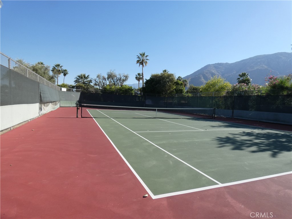 334 West Santa Elena Road Palm Springs, CA 92262 - Photo 33 of 45 a view of tennis court