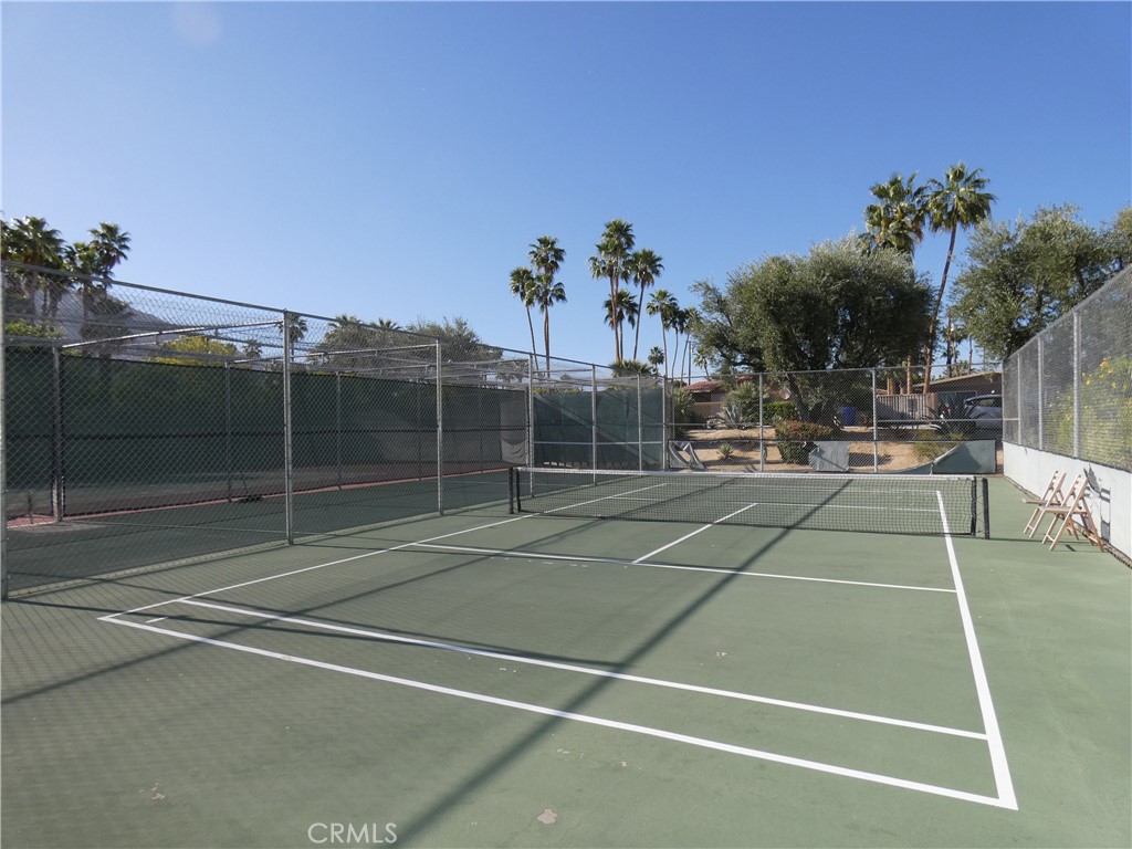334 West Santa Elena Road Palm Springs, CA 92262 - Photo 34 of 45 a view of a tennis court