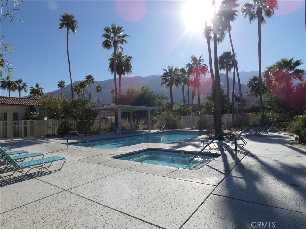334 West Santa Elena Road Palm Springs, CA 92262 - Photo 42 of 45 a view of a street with a building in the background