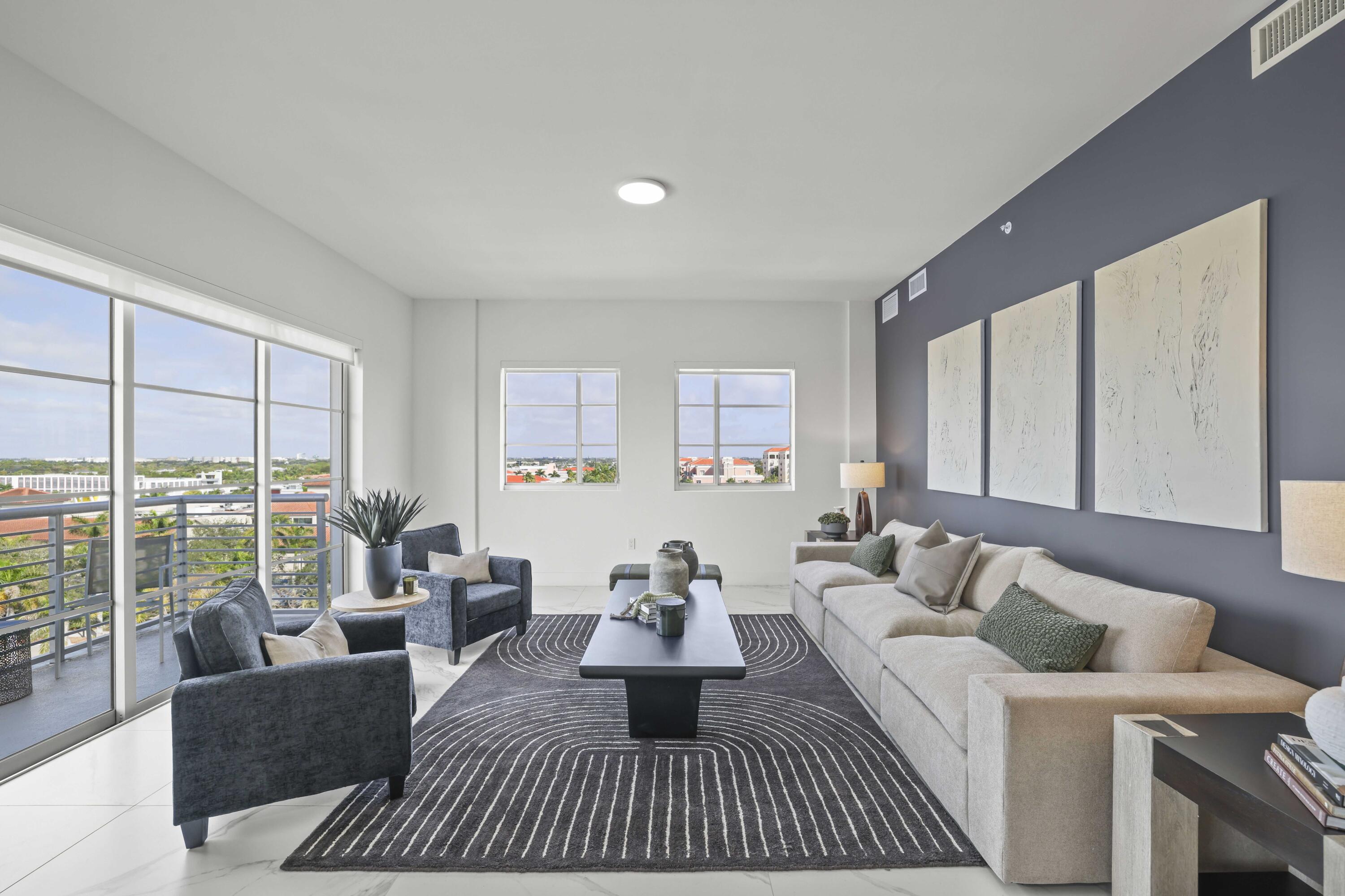 155 East Boca Raton Road, Unit 823 Boca Raton, FL 33432 - Photo 4 of 48 Unit 823 - 14 Living room