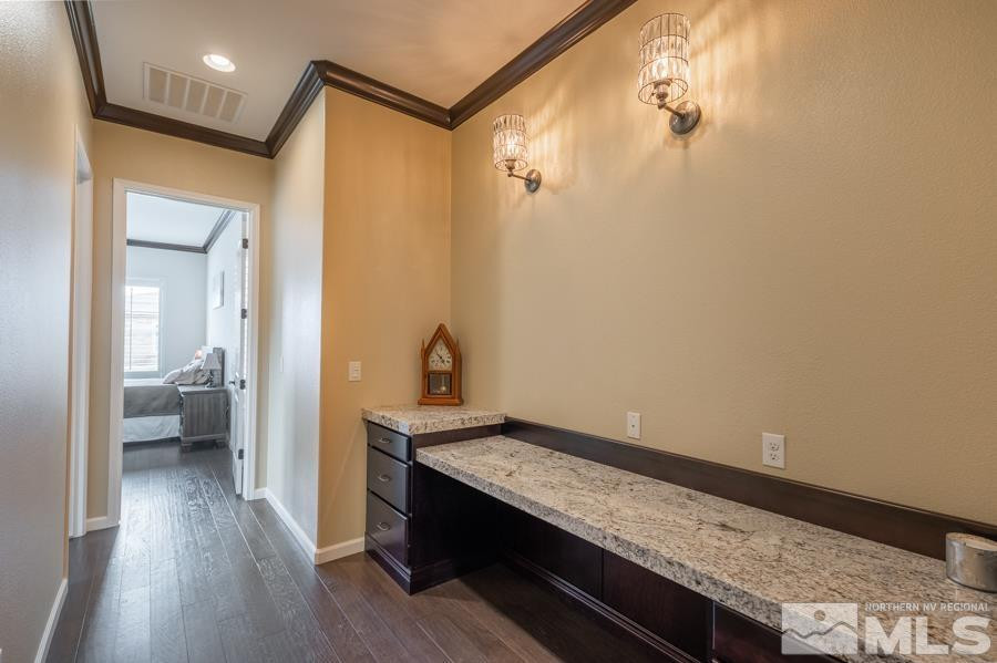 9898 Firefoot Lane Reno, NV 89521 - Photo 18 of 40 a view of a bathroom with a sink and a mirror
