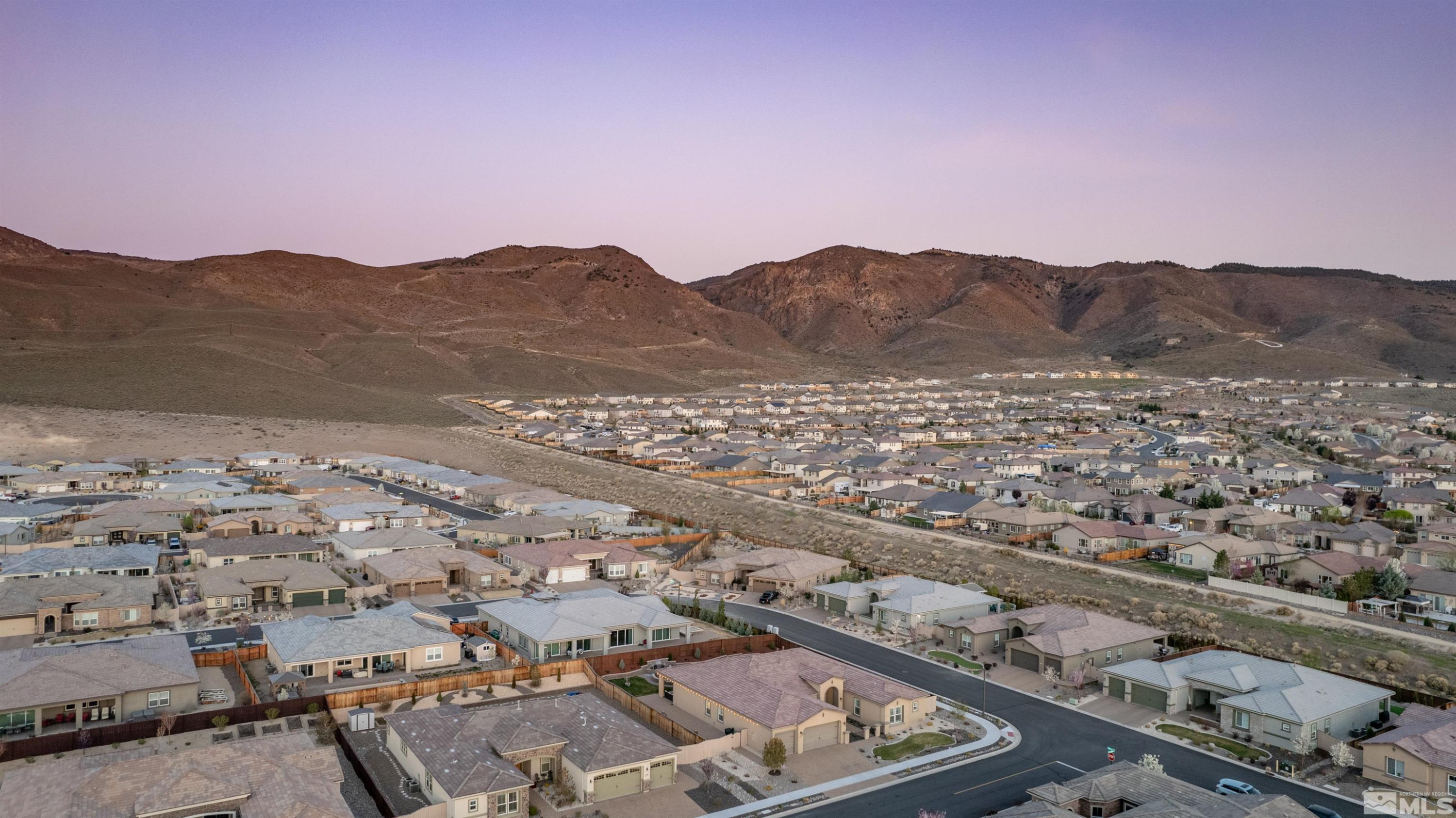 9898 Firefoot Lane Reno, NV 89521 - Photo 39 of 40 an aerial view of residential house and sandy dunes