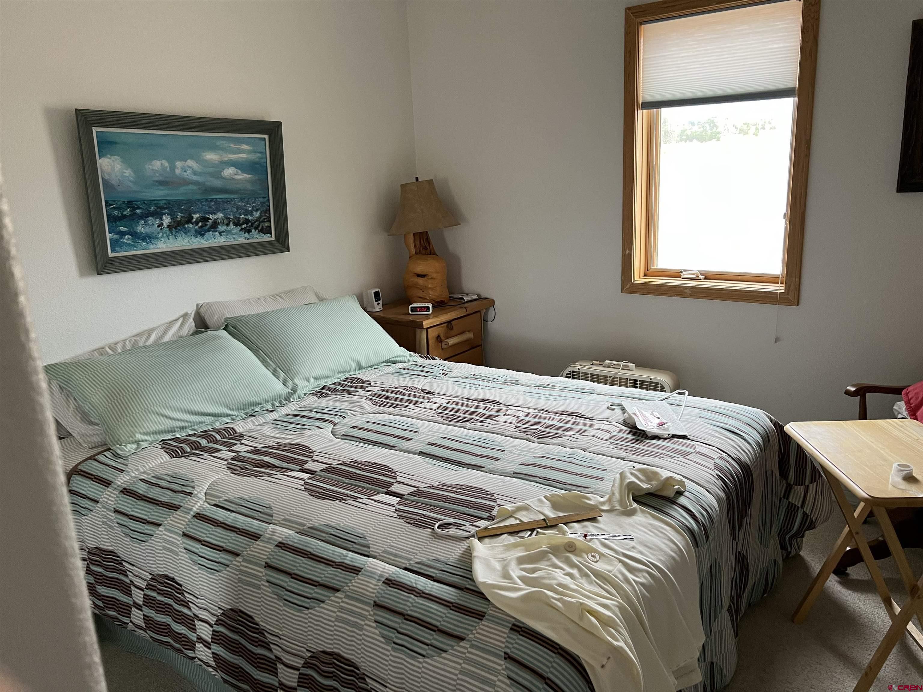 26096 Paintbrush Road Cedaredge, CO 81413 - Photo 24 of 29 a bedroom with a bed and a window