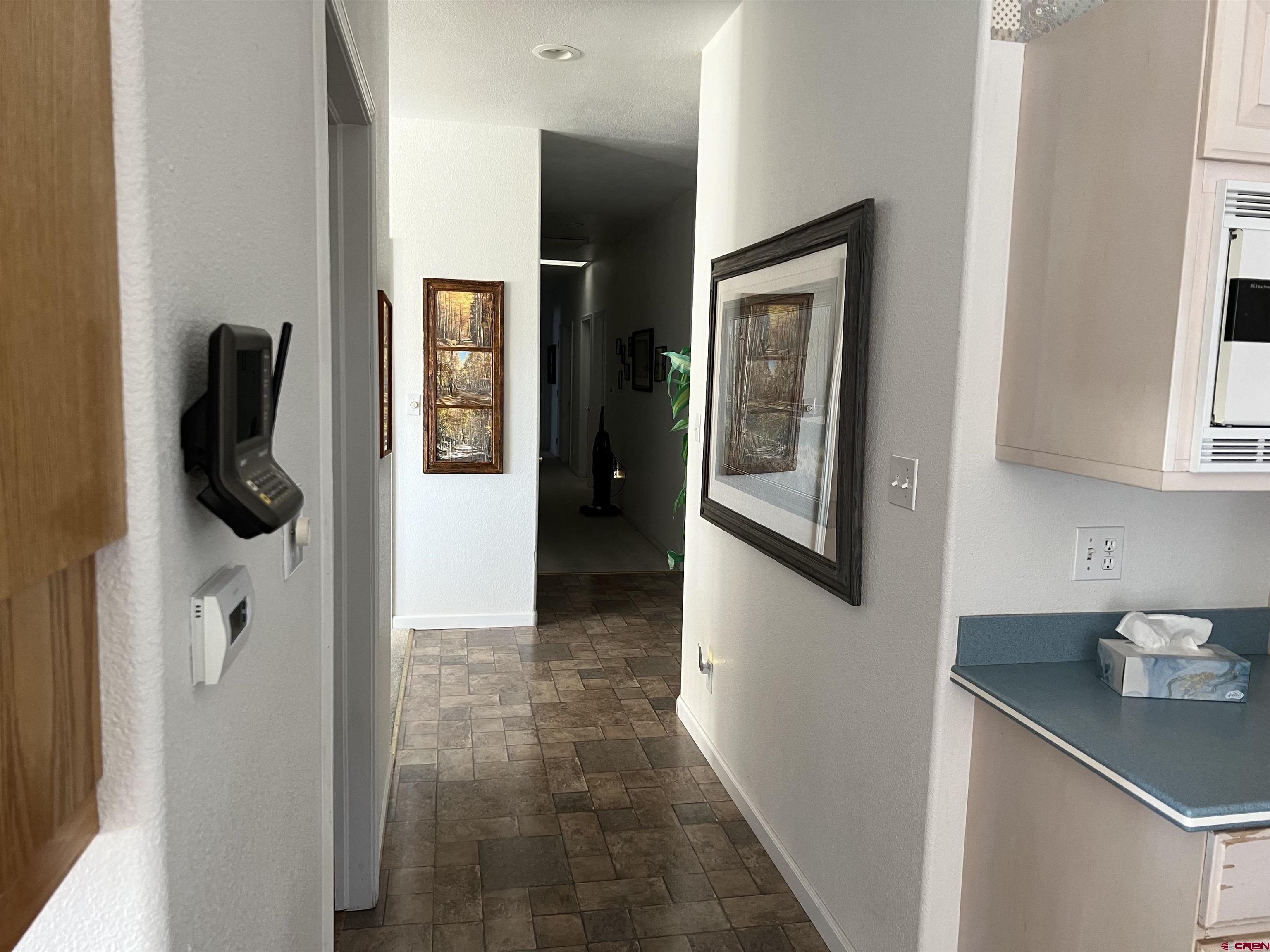 26096 Paintbrush Road Cedaredge, CO 81413 - Photo 5 of 29 a view of hallway with walk in closet and bathroom