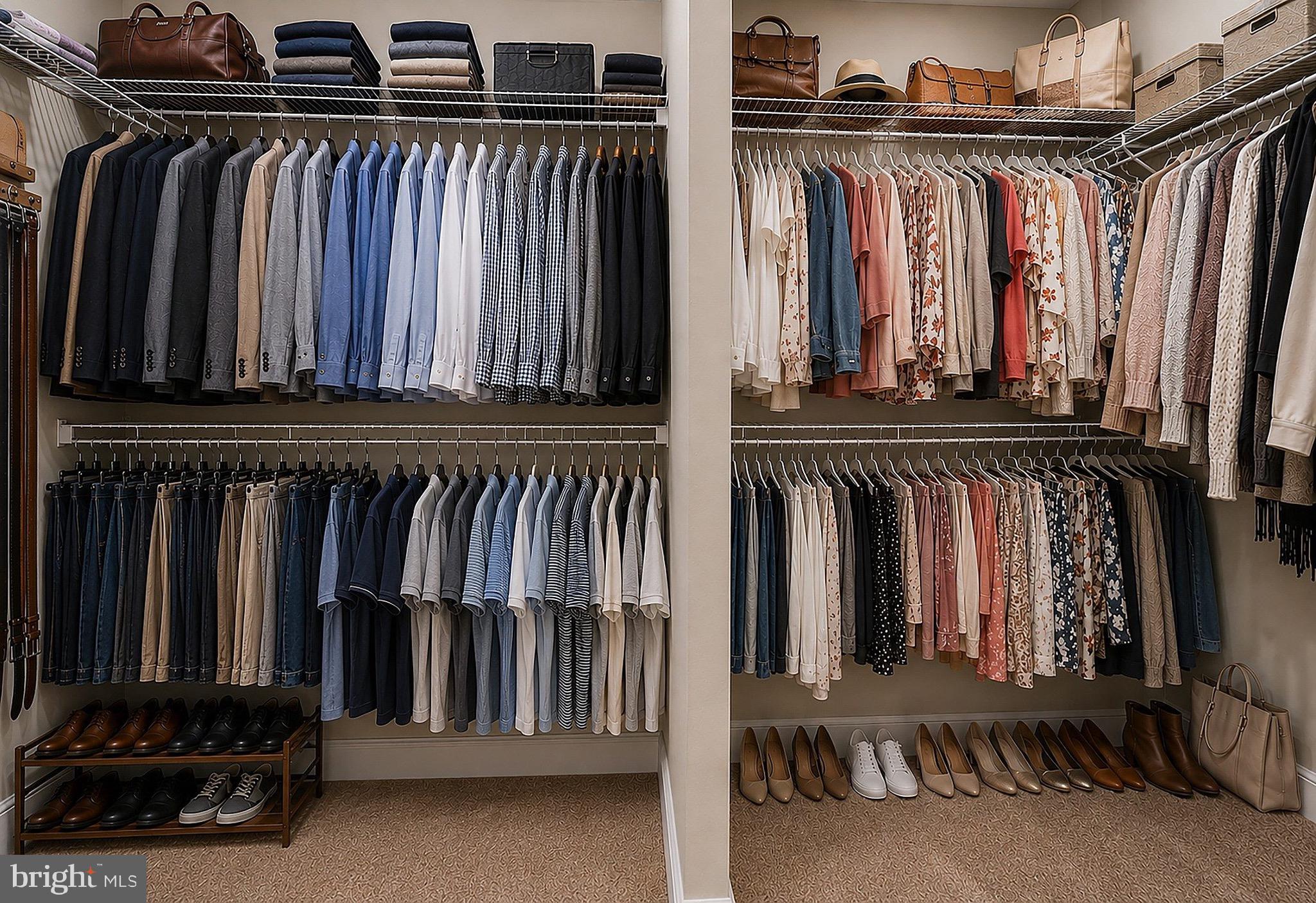 2319 Field Point Road, Unit 102 Herndon, VA 20171 - Photo 15 of 20 a view of walk in closet with rug and stairs