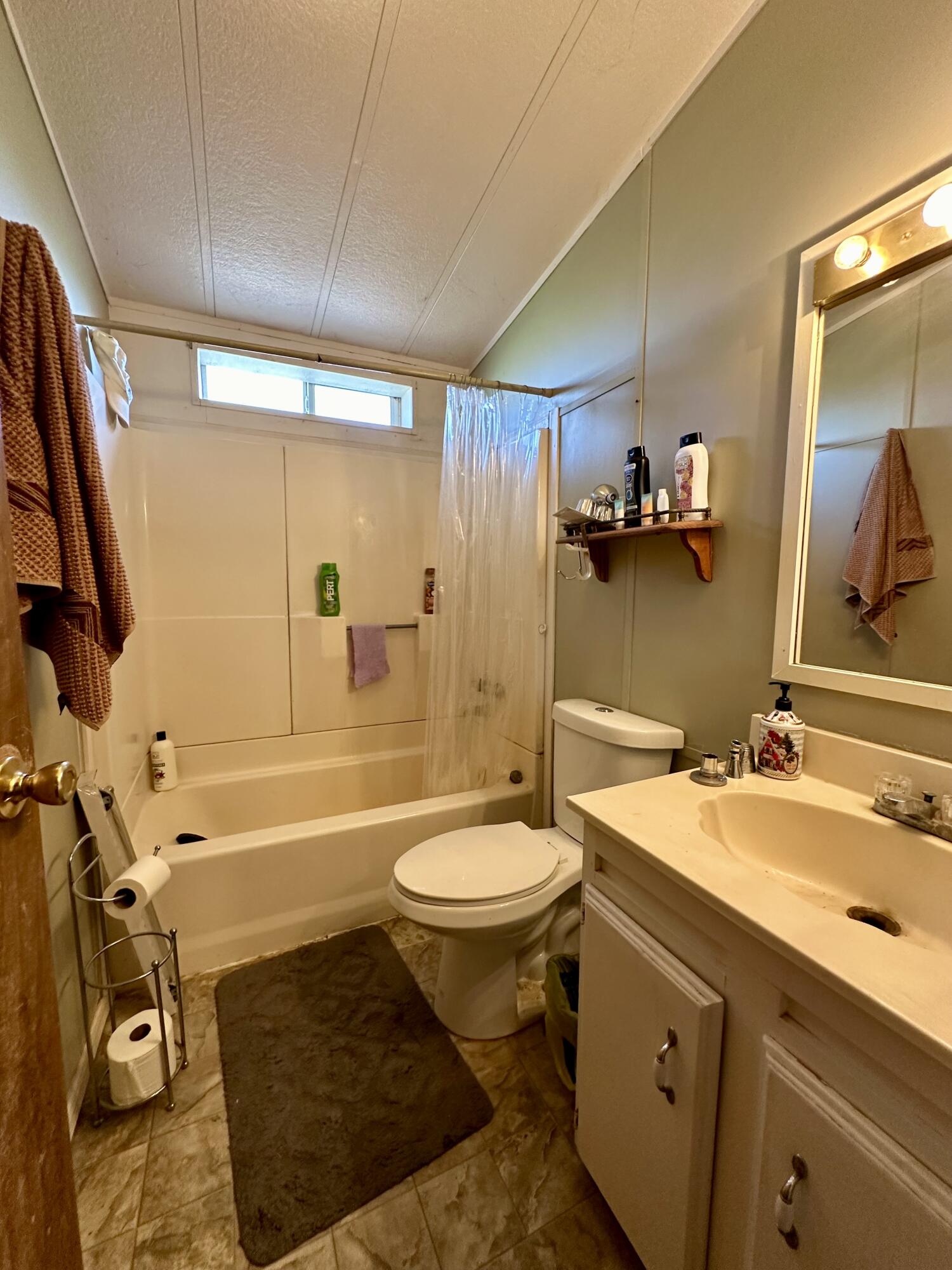 5261 North Intake Boulevard Blythe, CA 92225 - Photo 12 of 14 a bathroom with a sink a toilet a mirror and shower