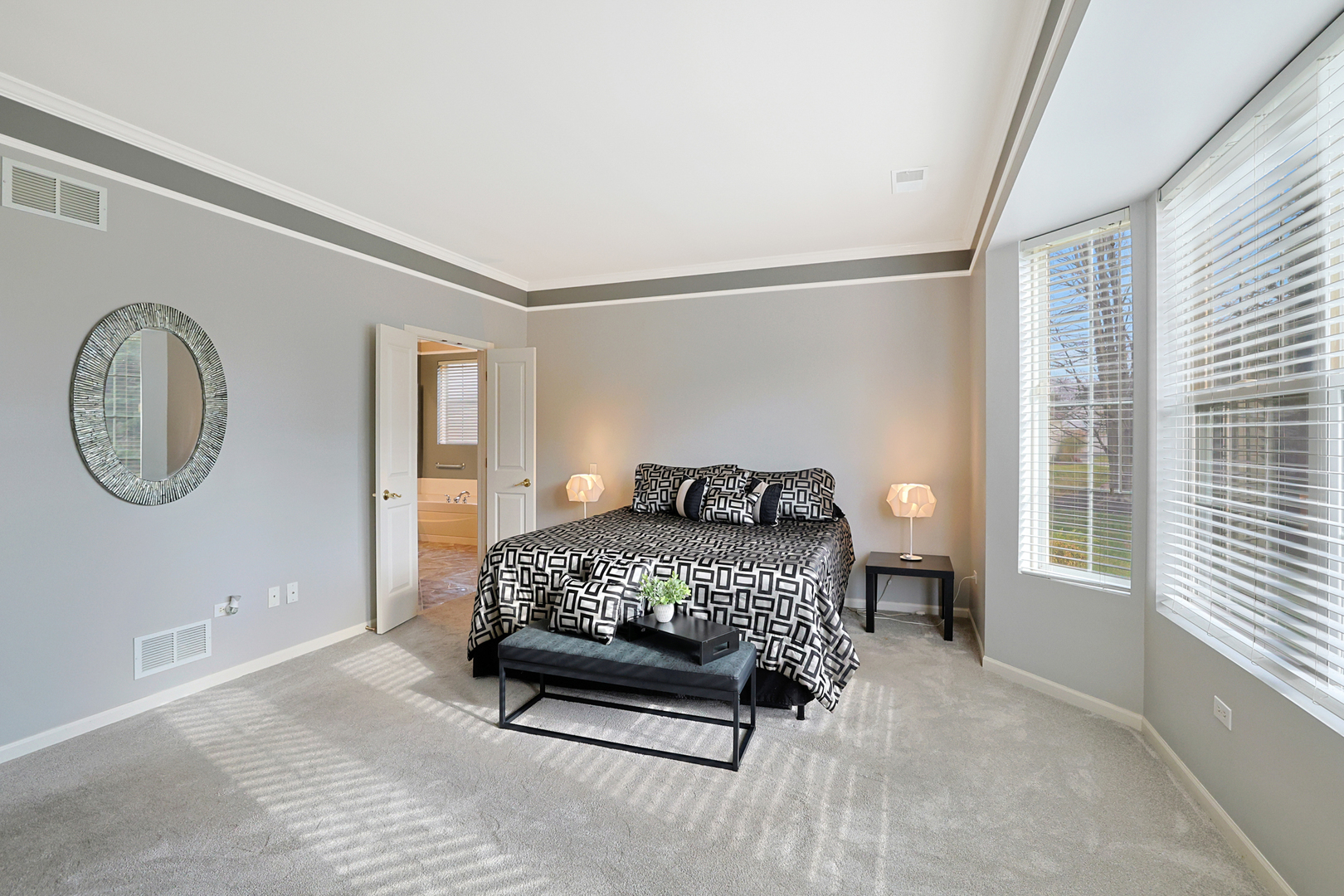 13767 Guilford Road Huntley, IL 60142 - Photo 19 of 34 a bedroom with a bed and a window