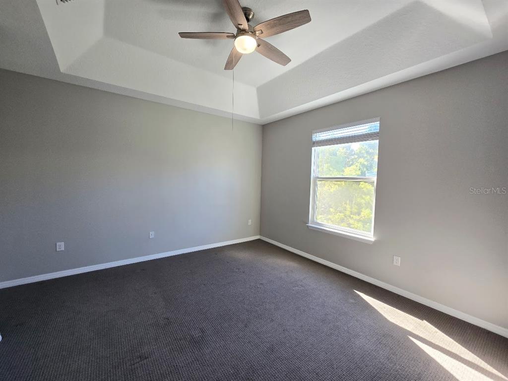 807 Callista Cay Loop Tarpon Springs, FL 34689 - Photo 18 of 32 an empty room with a window and a ceiling fan