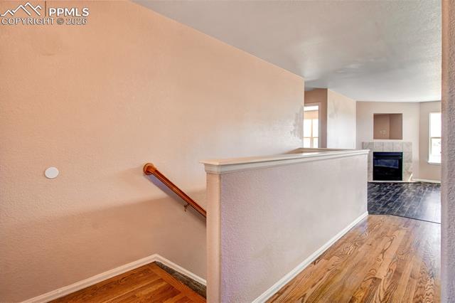 3579 Indigo Ridge Point Colorado Springs, CO 80910 - Photo 3 of 33 Foyer with wood flooring