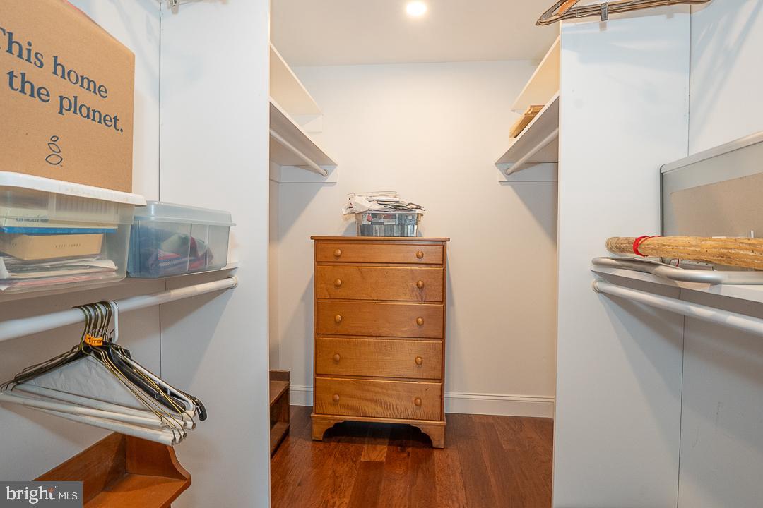 1919 Chestnut Street, Unit 807 Philadelphia, PA 19103 - Photo 14 of 25 a view of walk in closet with empty racks