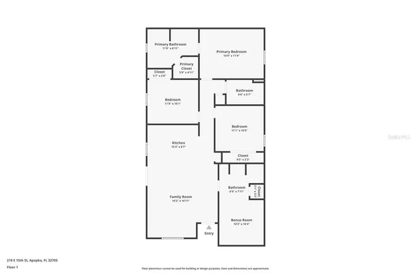$315,000 | 219 East 15th Street, Apopka, FL 32703