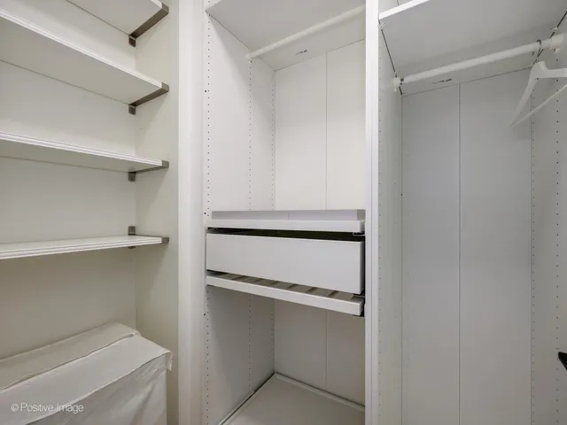 a utility room with closet