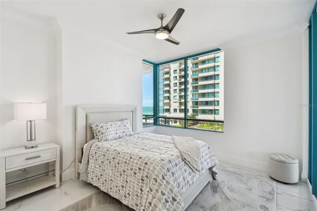 a view of a couches on the roof deck