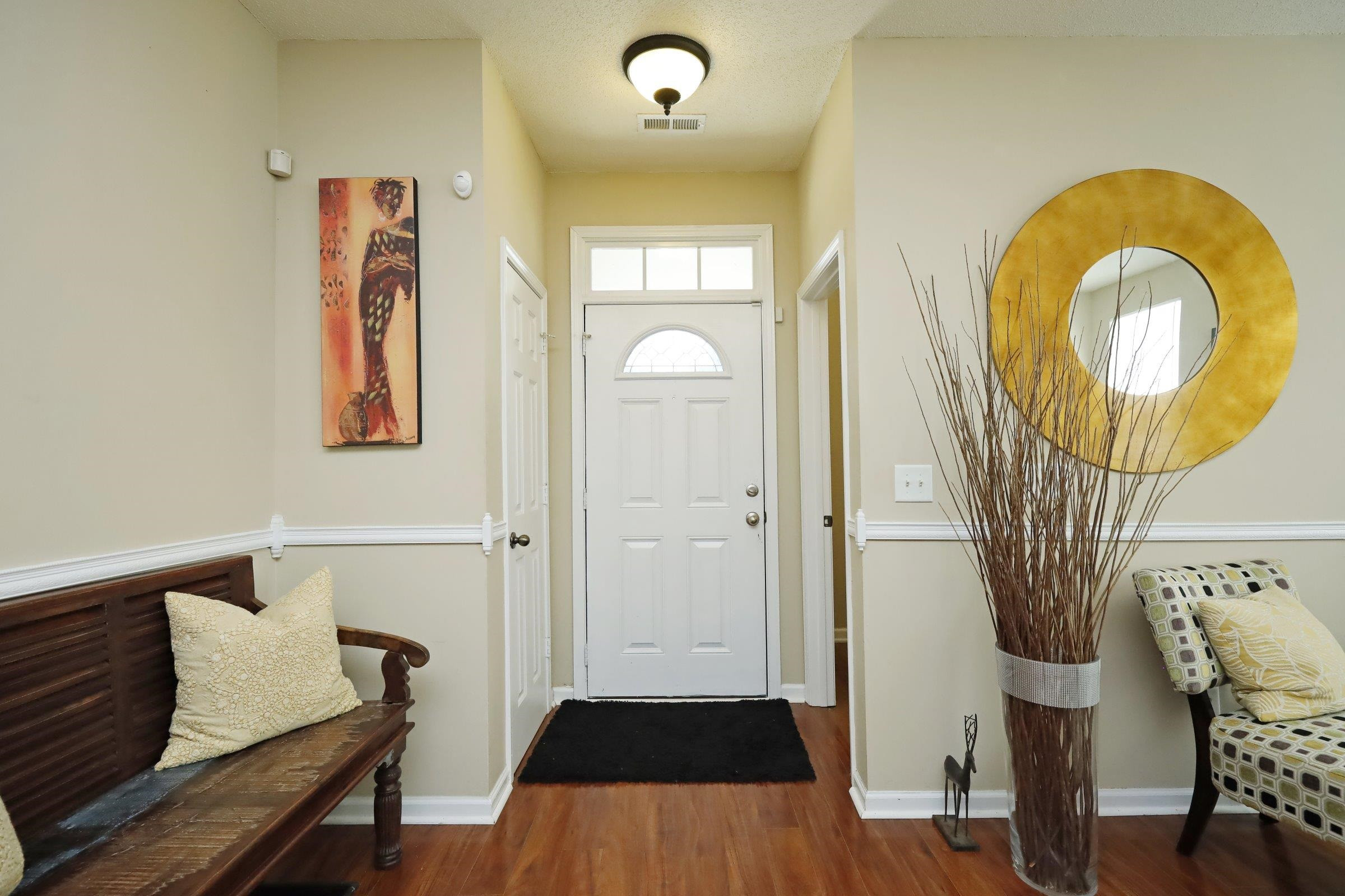 2439 Quarry Ridge Lane Raleigh, NC 27610 - Photo 3 of 41 a view of a livingroom with furniture and wooden floor