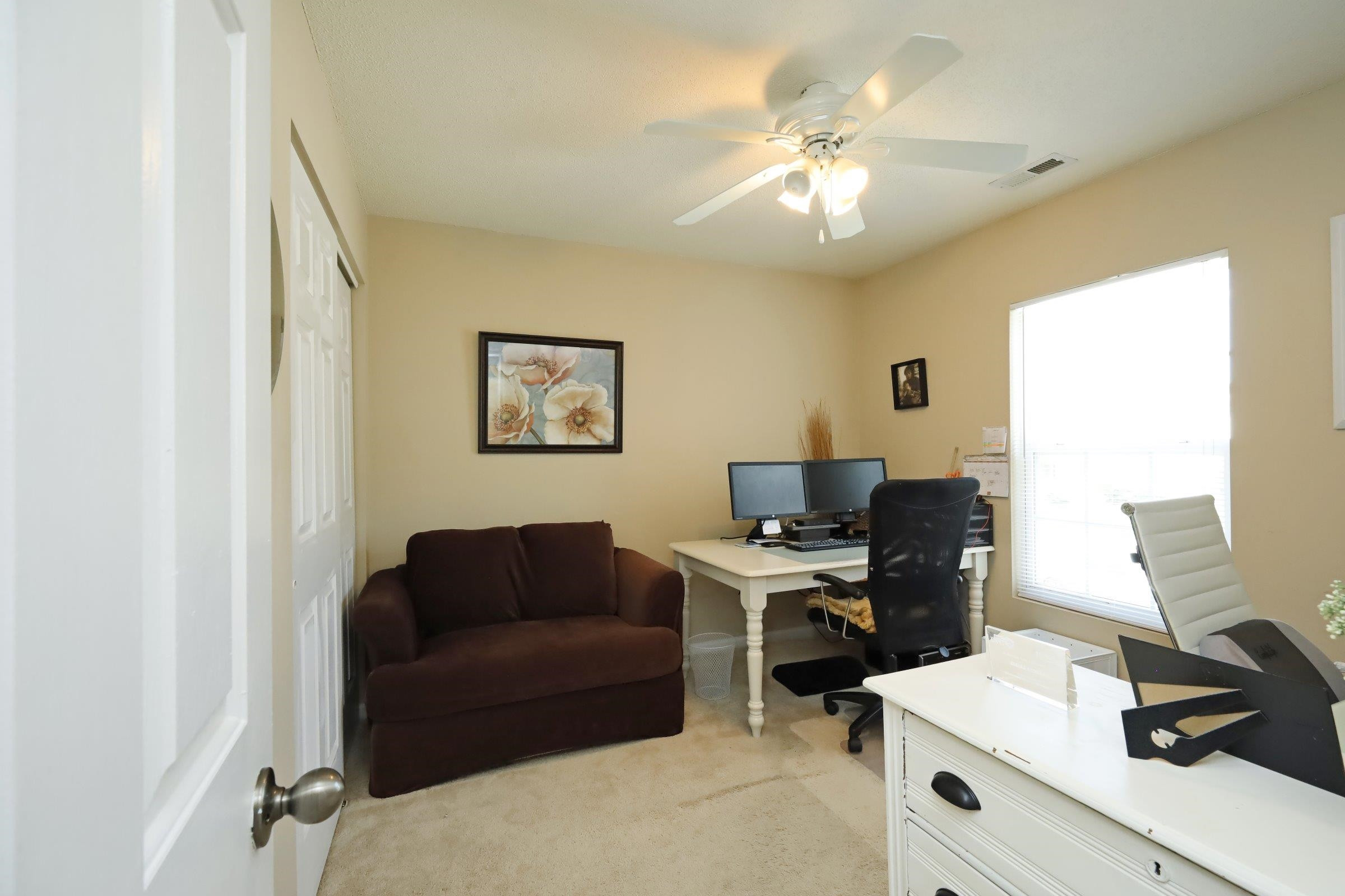 2439 Quarry Ridge Lane Raleigh, NC 27610 - Photo 32 of 41 a workspace with furniture and window