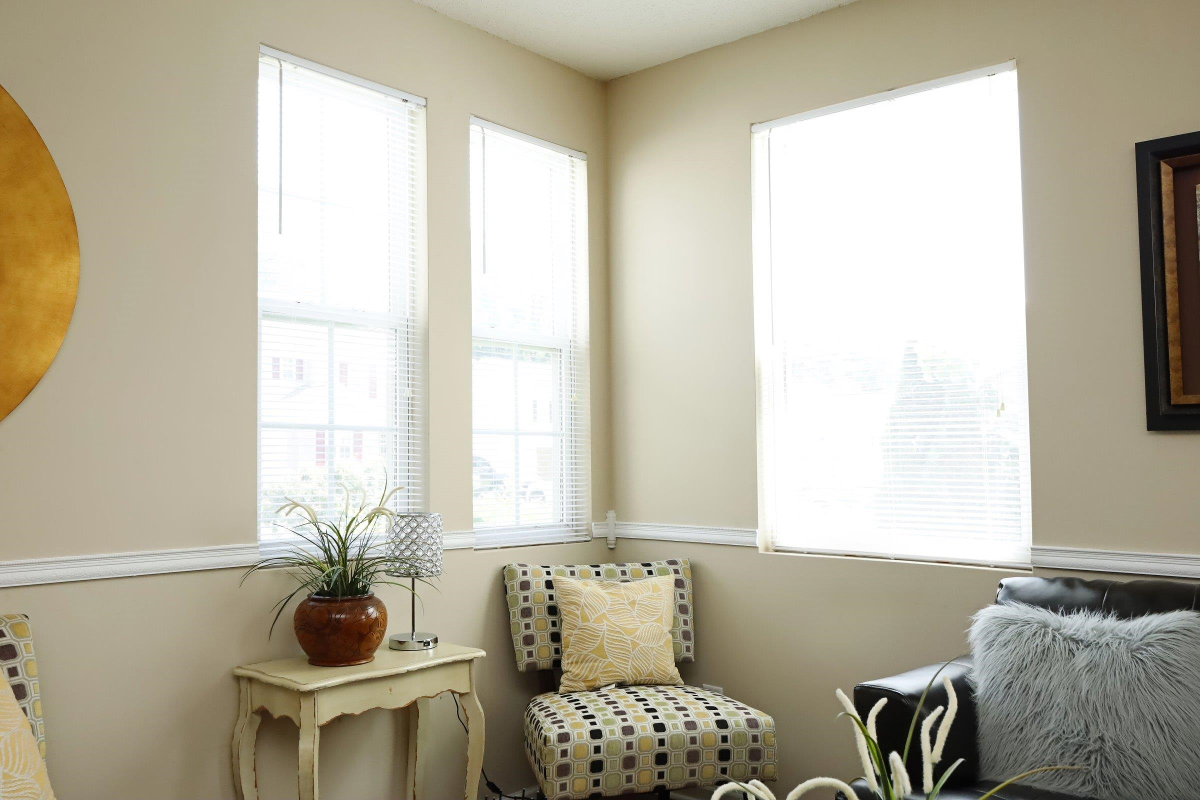 2439 Quarry Ridge Lane Raleigh, NC 27610 - Photo 8 of 41 a living room with furniture and a large window