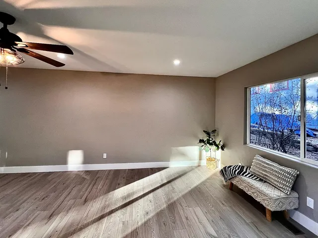 a view of a hallway and interior of the house