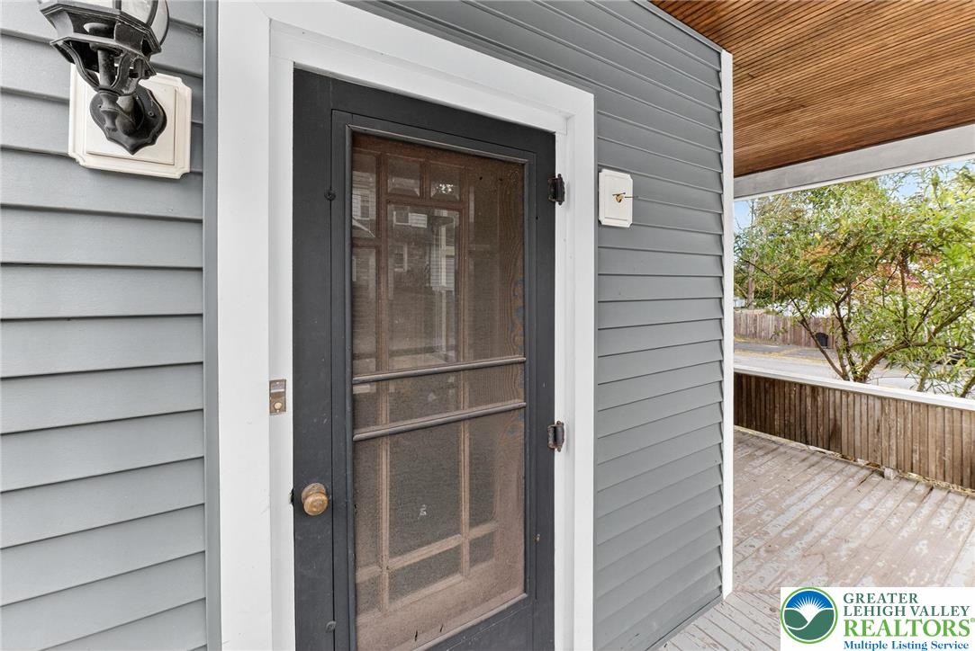202 Main Street Portland, PA 18343 - Photo 8 of 40 a view of front door of house