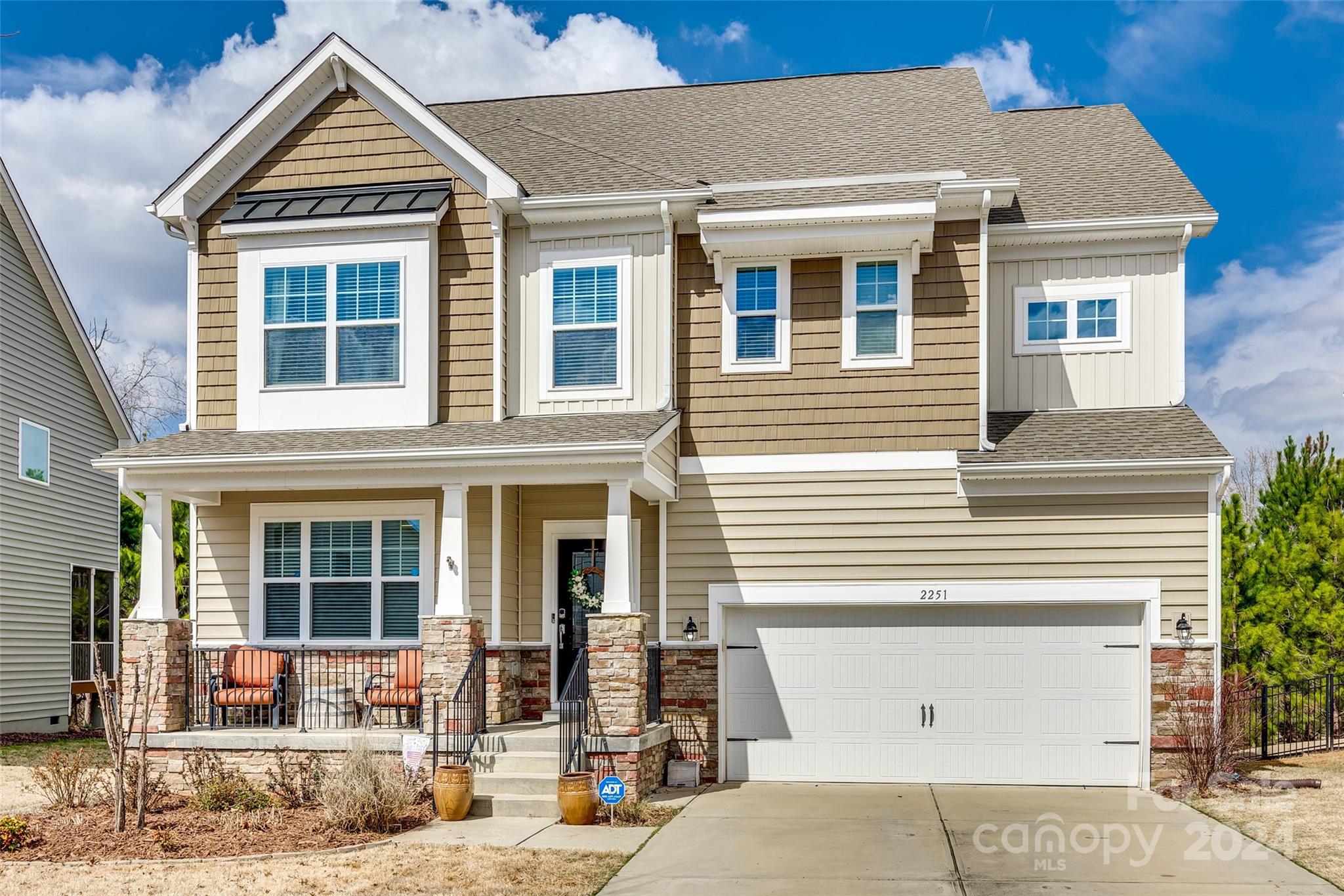 2251 Elmview Lane Fort Mill, SC 29715 - Photo 1 of 46 a front view of a house with a yard