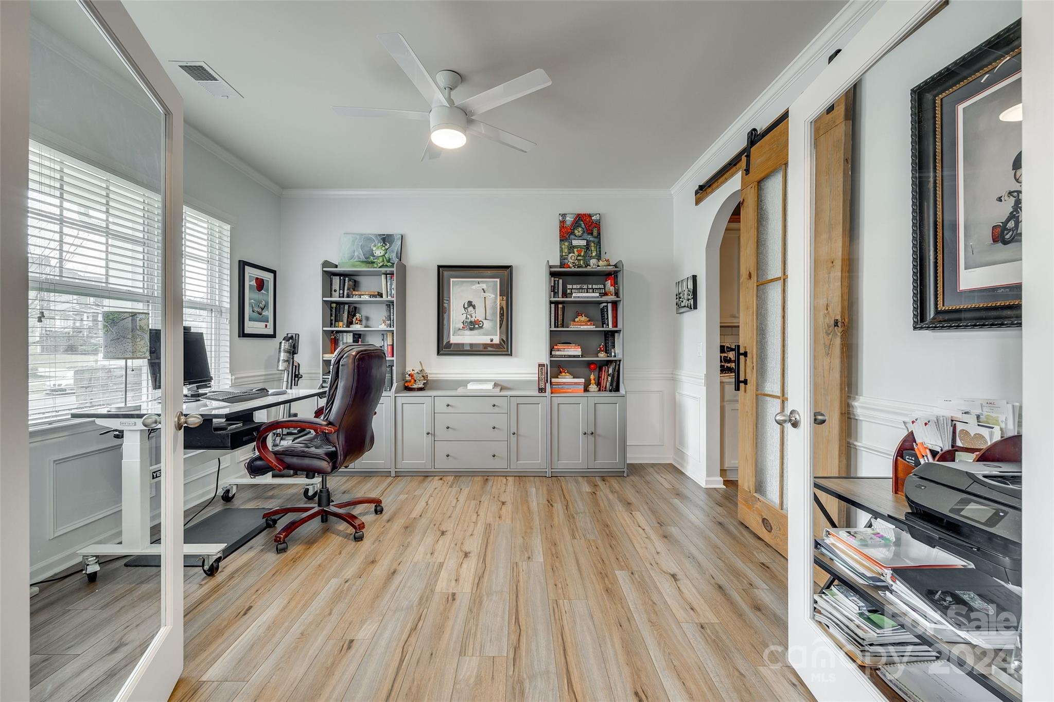 2251 Elmview Lane Fort Mill, SC 29715 - Photo 4 of 46 a view of a workspace with furniture and a window