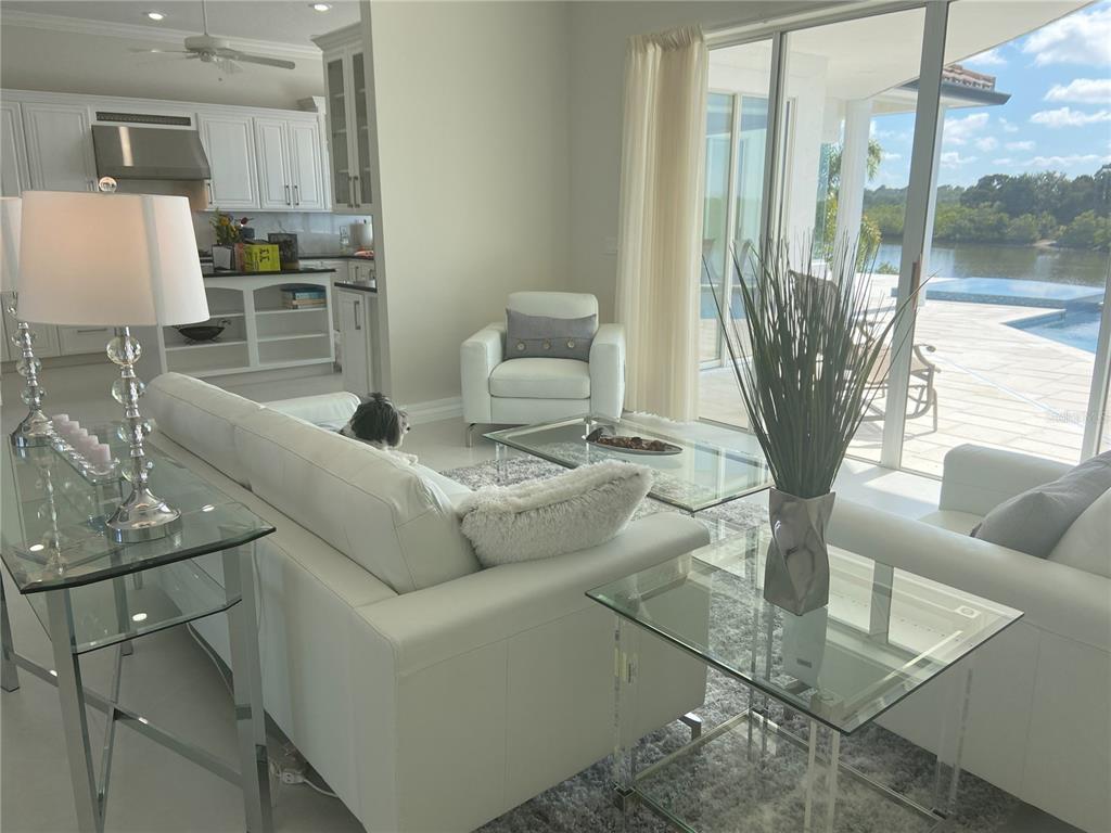 3840 Rudder Way New Port Richey, FL 34652 - Photo 2 of 18 a living room with furniture and a table