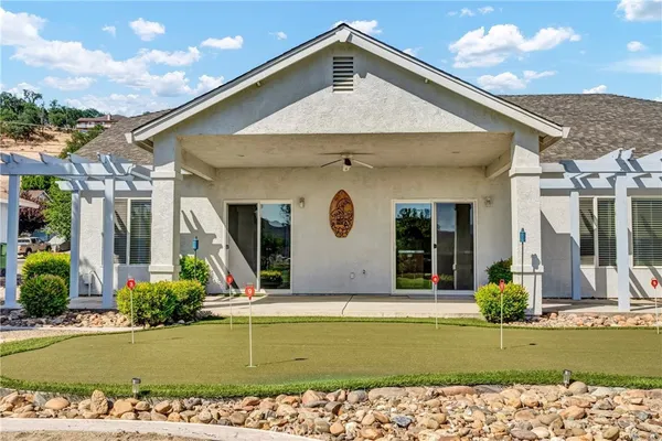 a view of a house with entertaining space